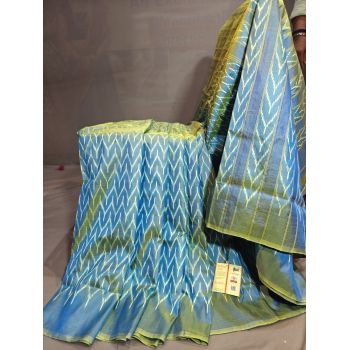 PGMRILWS5Y03XECD44- light weight Ikat silk saree