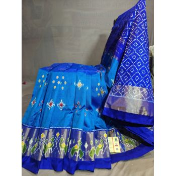 PGMRILWS5Y03XECD48- light weight Ikat silk saree