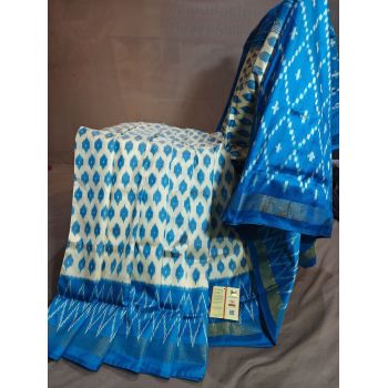 PGMRILWS5Y03XECD52- light weight Ikat silk saree