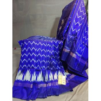 PGMRILWS5Y03XECD55- light weight Ikat silk saree