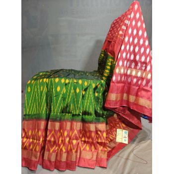 PGMRILWS5Y03XECD59- light weight Ikat silk saree