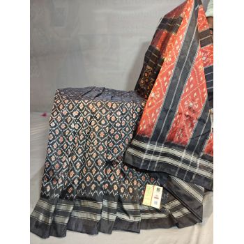 PGMRILWS5Y03XECD64- light weight Ikat silk saree