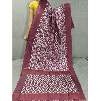 PGMRILWS5Y04SFCD17- light weight Ikat silk saree
