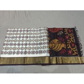 PGMRISCS5Y03EDCD26- Ikat Sico saree