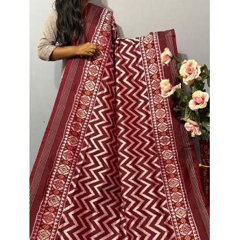 PKISIDSS5A30BECC23- Ikat silk saree