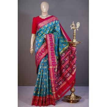 PSHLIDSS5A09NCCD02- Ikat silk saree