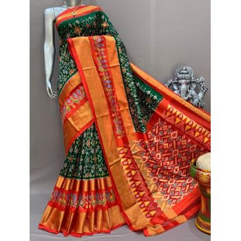 PSNTIDSS5A09NCDC13- Ikat silk saree