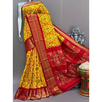 PSNTKBIP5Y04DSCD01- Kanchi border Ikat silk saree