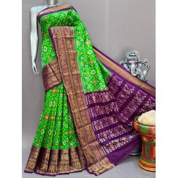 PSNTKBIP5Y04DSCD02- Kanchi border Ikat silk saree