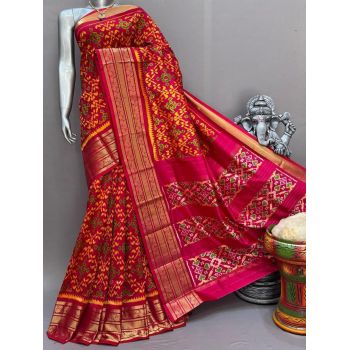PSNTKBIP5Y04DSCD11- Kanchi border Ikat silk saree