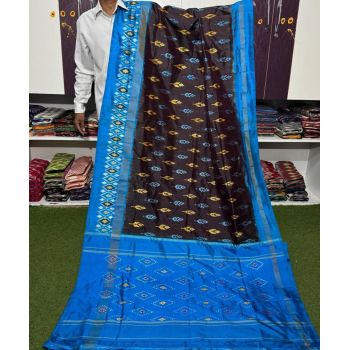 PSRGILWS5Y04XZCC15- light weight Ikat silk saree