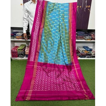 PSRGILWS5Y04XZCC33- light weight Ikat silk saree