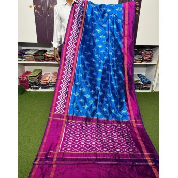 PSRGILWS5Y04XZCC40- light weight Ikat silk saree