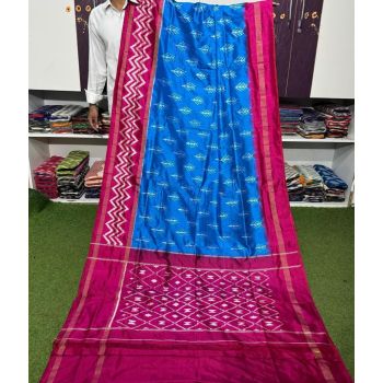 PSRGILWS5Y04XZCC41- light weight Ikat silk saree