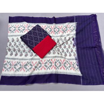 PSSIC3PS5Y02IZSC01- Double ikat cotton salwar set