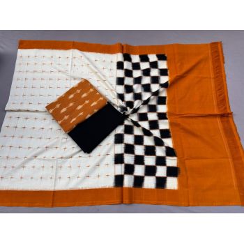 PSSIC3PS5Y02IZSC07- Double ikat cotton salwar set