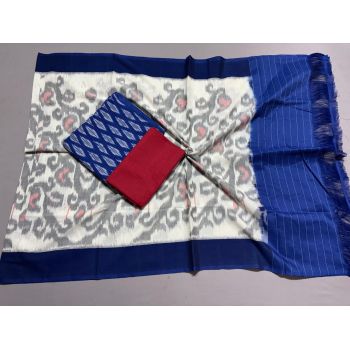 PSSIC3PS5Y02IZSC13- Double ikat cotton salwar set