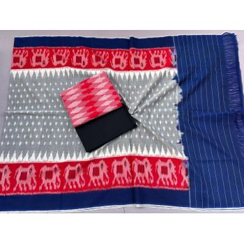PSSIC3PS5Y02IZSC15- Double ikat cotton salwar set