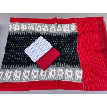 PSSIC3PS5Y02IZSC20- Double ikat cotton salwar set