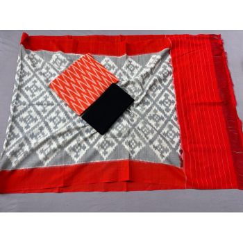 PSSIC3PS5Y02IZSC21- Double ikat cotton salwar set