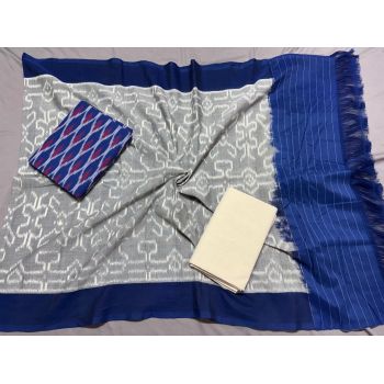 PSSIC3PS5Y02IZSC26- Double ikat cotton salwar set
