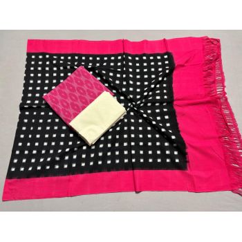 PSSIC3PS5Y02IZSC44- Double ikat cotton salwar set