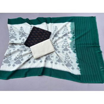 PSSIC3PS5Y02IZSC48- Double ikat cotton salwar set