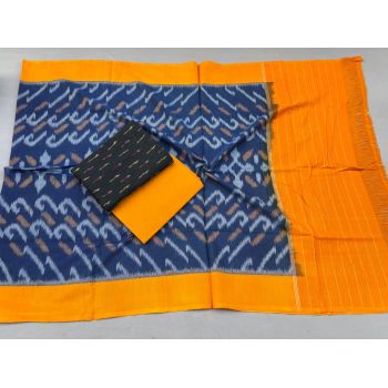 PSSIC3PS5Y02IZSC49- Double ikat cotton salwar set