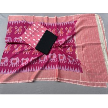 PSSIC3PS5Y02IZSC62- Double ikat cotton salwar set