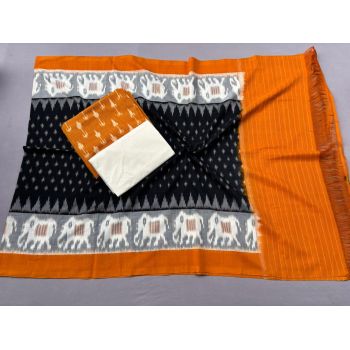 PSSIC3PS5Y02IZSC68- Double ikat cotton salwar set