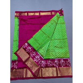 PSSIFSLG5Y03SZDC04- Free Size Ikat Silk Lehenga