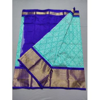 PSSIFSLG5Y03SZDC11- Free Size Ikat Silk Lehenga