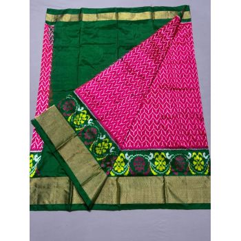 PSSIFSLG5Y03SZDC12- Free Size Ikat Silk Lehenga