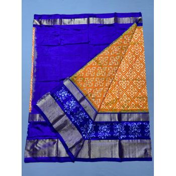 PSSIFSLG5Y03SZDC13- Free Size Ikat Silk Lehenga