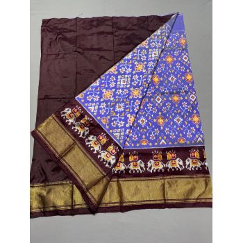 PSSIFSLG5Y03SZDC18- Free Size Ikat Silk Lehenga