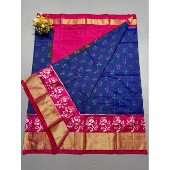 PSSIFSLG5Y03SZDC20- Free Size Ikat Silk Lehenga