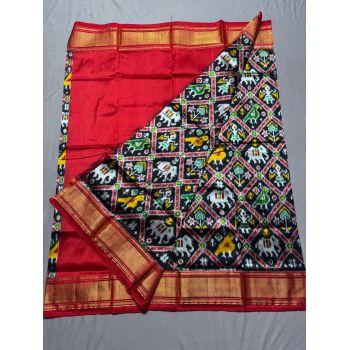 PSSIFSLG5Y03SZDC46- Free Size Ikat Silk Lehenga