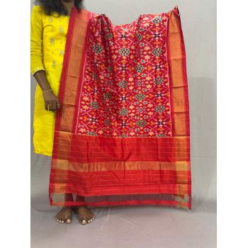 PSSIISDP5Y03ECDC41- Ikat Silk dupatta