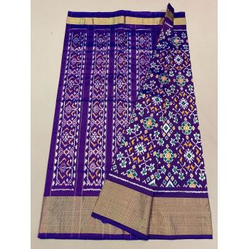 PUSNIDSS5A09NDCD01- Ikat silk saree