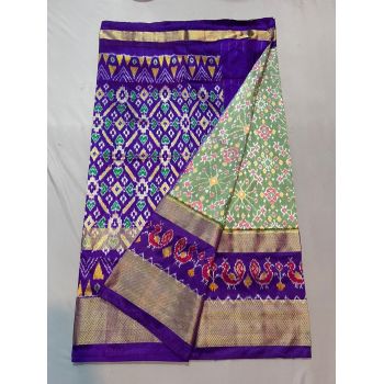 PUSNIDSS5A09NDCD25- Ikat silk saree