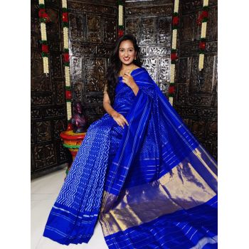 PALUIDSS5Y03TSDC01- Ikat silk saree