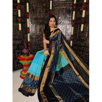 PALUIDSS5Y03TSDC10- Ikat silk saree