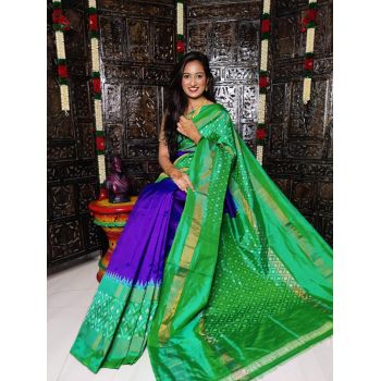 PALUIDSS5Y03TSDC12- Ikat silk saree