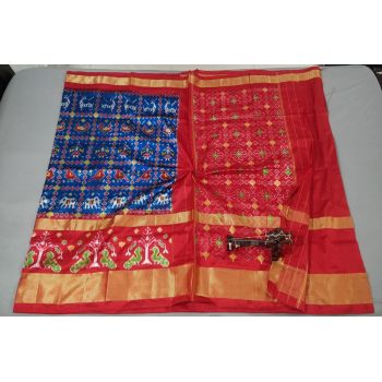 PALUIDSS5Y05NCCD08- Ikat silk saree