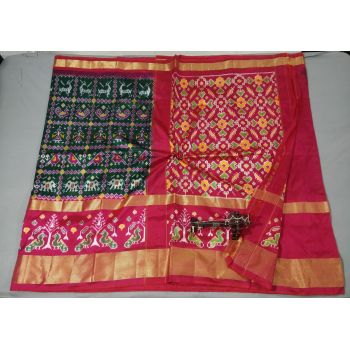PALUIDSS5Y05NCCD12- Ikat silk saree
