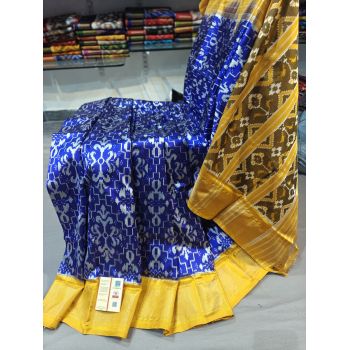 PGMRIDSS5Y02BXCC11- Ikat silk saree