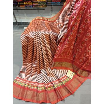 PGMRIDSS5Y02BXCC13- Ikat silk saree