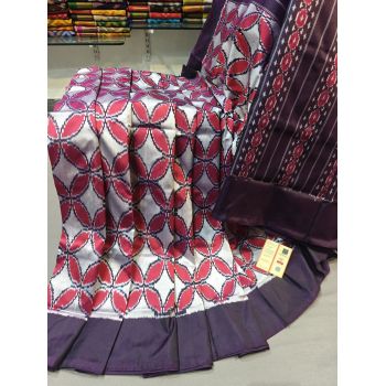 PGMRIDSS5Y02BXCC16- Ikat silk saree