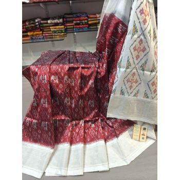 PGMRIDSS5Y02BXCC17- Ikat silk saree