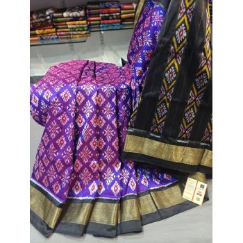 PGMRIDSS5Y02BXCC18- Ikat silk saree